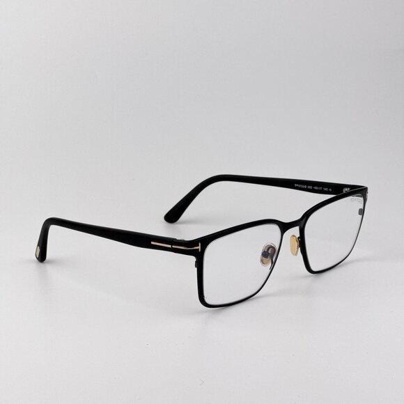 Tom Ford Men’s Eyeglasses – Black & Rose Gold | Blue Light Blocking | FT5733-B 0 - Picture 4 of 9